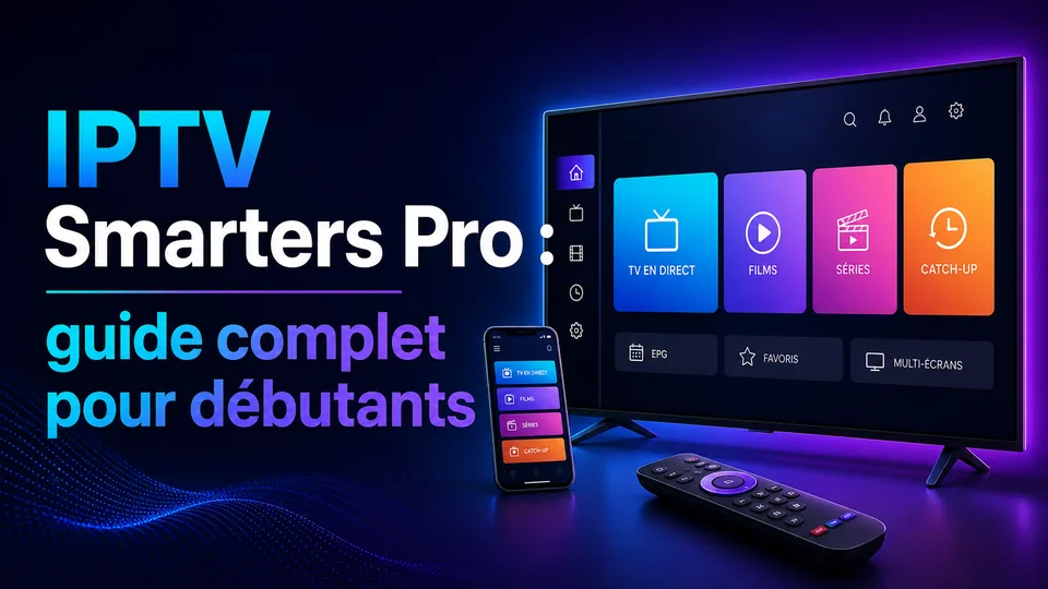 IPTV Smarters Pro : guide complet pour débutants