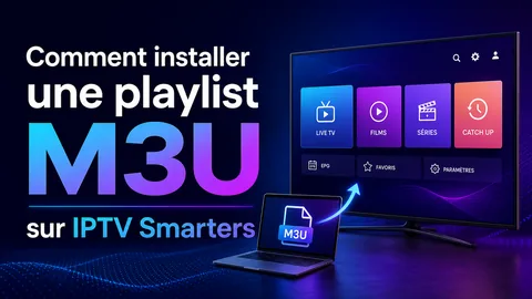 Comment installer une playlist M3U sur IPTV Smarters