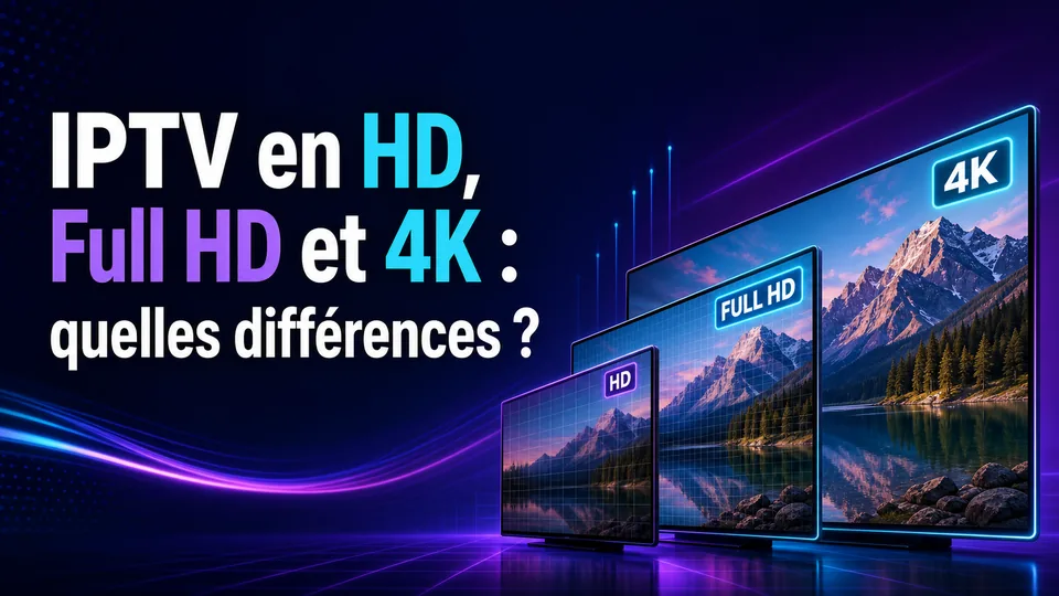 IPTV en HD, Full HD et 4K : quelles différences ?