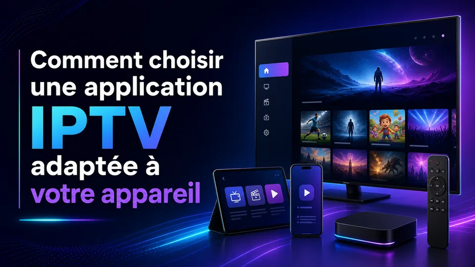 Comment choisir une application IPTV adaptée à votre appareil
