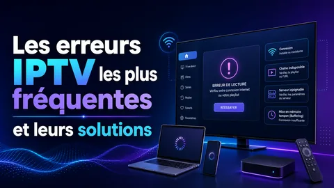 Les erreurs IPTV les plus fréquentes et leurs solutions